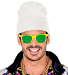 Hip Hop Beanie Vit