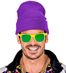 Hip Hop Beanie Lila