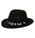 Al Capone Hatt Svart
