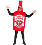 Ketchupflaska Maskeraddräkt
