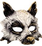 Varg Mask Silver/Guld