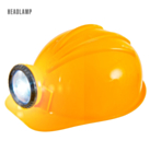 Gruvarbetare Hjälm Med Lampa