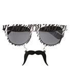 Glasögon med mustasch
