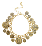 Mynt Armband Guld