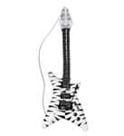 Uppblåsbar Rockgitarr Zebra