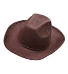 Realistisk Brun Cowboyhatt