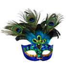 Påfågel Mask