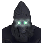 Ansiktslös LED-mask Grön