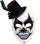 Killer Clown Mask Med Hög Hatt