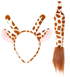 Giraff Hårband & Svans