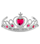 Prinsessa Barntiara Silver/Rosa