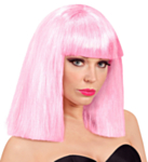 Rosa showgirl-peruk