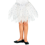 Glittrande Tutu Tyllkjol Barn Vit
