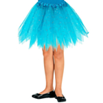 Glittrande Tutu Tyllkjol Barn Turkos