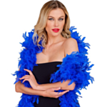 Fjäderboa Blå 80 g