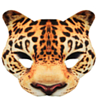Leopard Halvmask