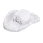 Tiara Cowboyhatt Vit