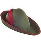 Robin Hood-hatt, fjädrar