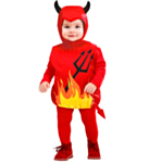 Djävul Babydräkt Röd