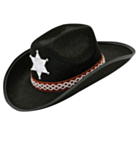 Sheriff Cowboy Barnhatt Svart