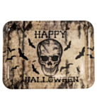 Skelett Halloween Fyrkantigt Serveringsfat