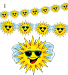 Sol Med Solglasögon Girlang