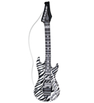Uppblåsbar Gitarr Zebra