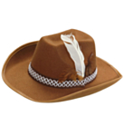 Elegant Barn Cowboyhatt Brun