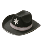 Sheriff Hatt Svart