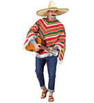 Mexikansk Fiesta Poncho