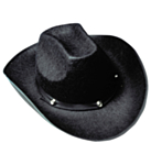 James Cowboyhatt Svart