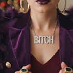 Bitch Halsband Silver