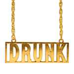 Drunk Halsband Guld