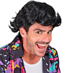 Ace Ventura Peruk Svart