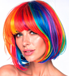 Pride Bob Peruk Regnbåge