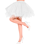 Tutu Kjol Vit