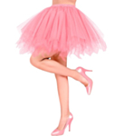 Tutu Kjol Ljusrosa