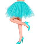 Tutu Kjol Turkos
