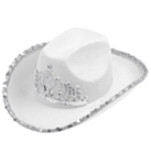 Tiara Cowboyhatt Vit