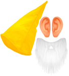 Gnom Maskeradset Gul