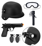 SWAT Barn Maskeradset Svart