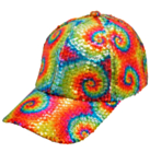 Tie-Dye Paljettkeps Regnbåge