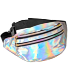 Holografisk Midjeväska Silver