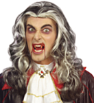 Lång Vampyrperuk