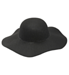 Filt Sommarhatt Svart
