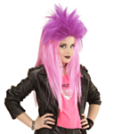 Punk Barbperuk Neonrosa