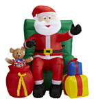 Uppblåsbar Jultomte Rörlig