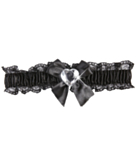 Diamant Strumpeband Svart