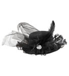 Svart Mini Tophat Diamant