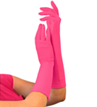 Långa Handskar Neonrosa